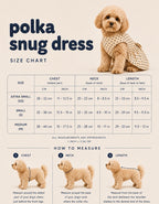 Polka Snug Dress with belt