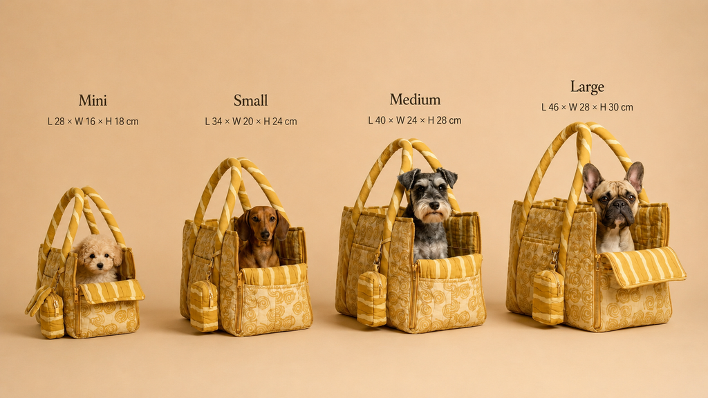 Flow Print Pet Carrier - Sunshine