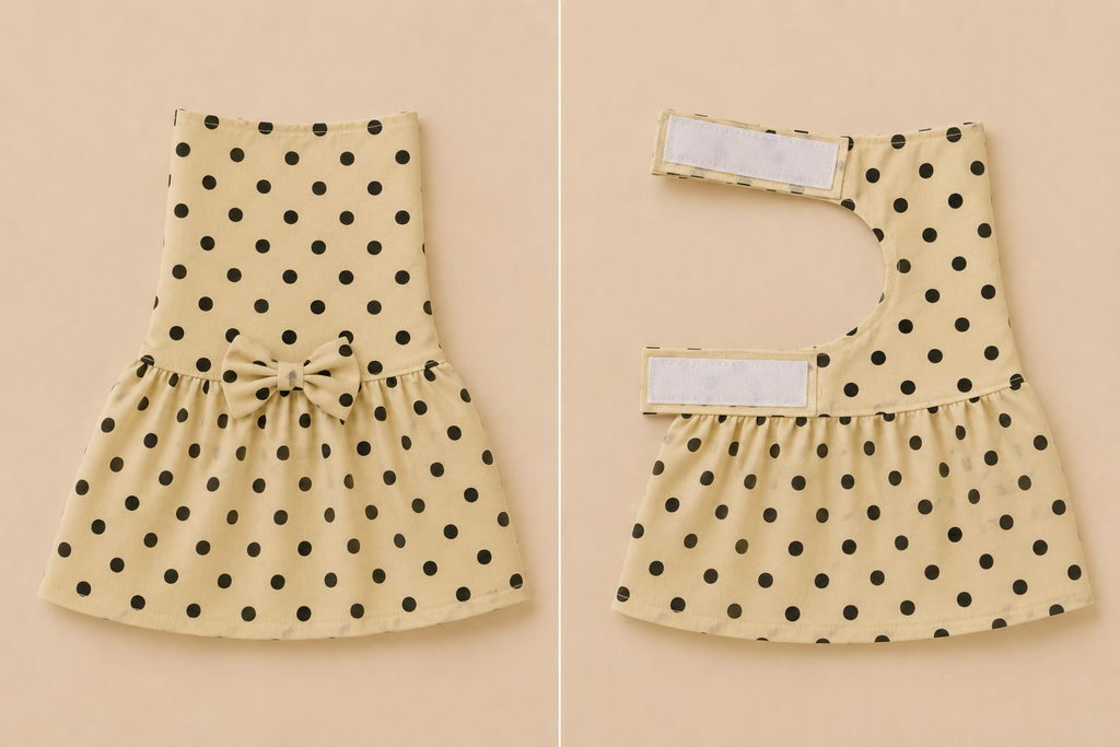 Pet Polka Dress with Bow