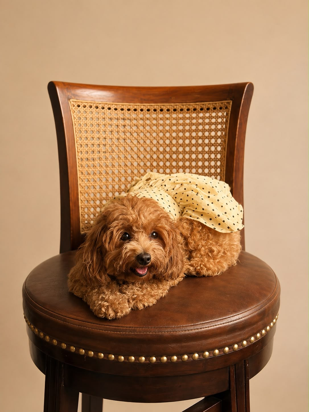 Pet Polka Dress with Bow