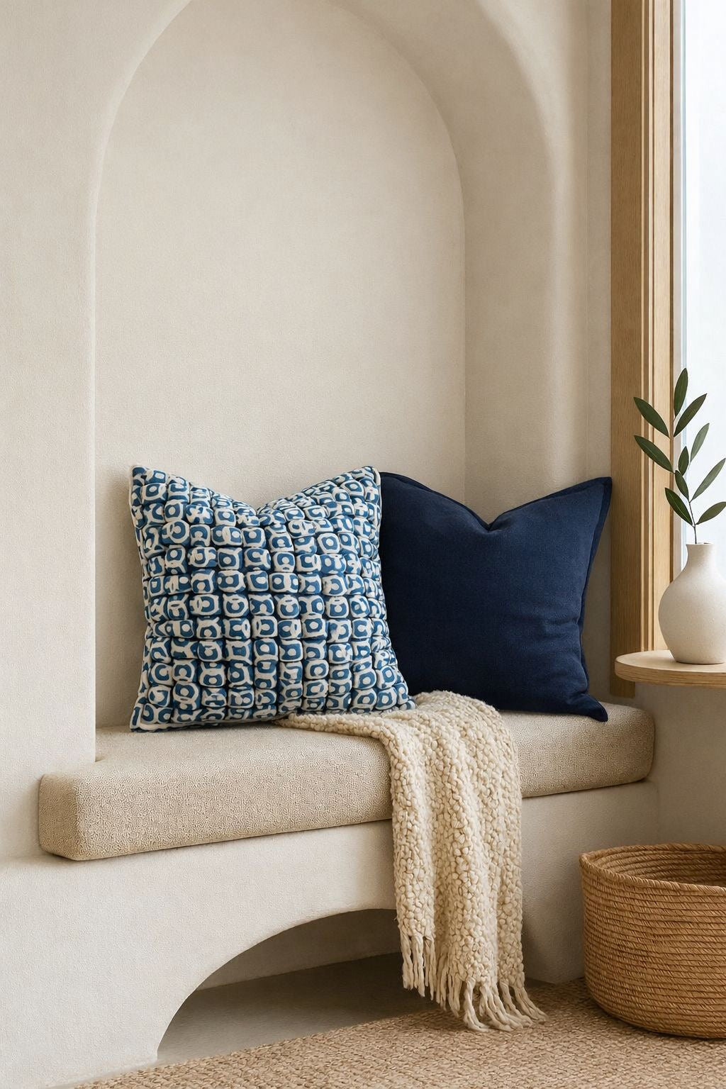 Puffy Pipe Throw Pillow