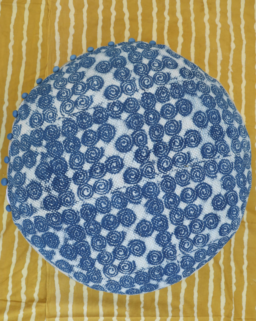 Go with the Flow Print Floor Cushion