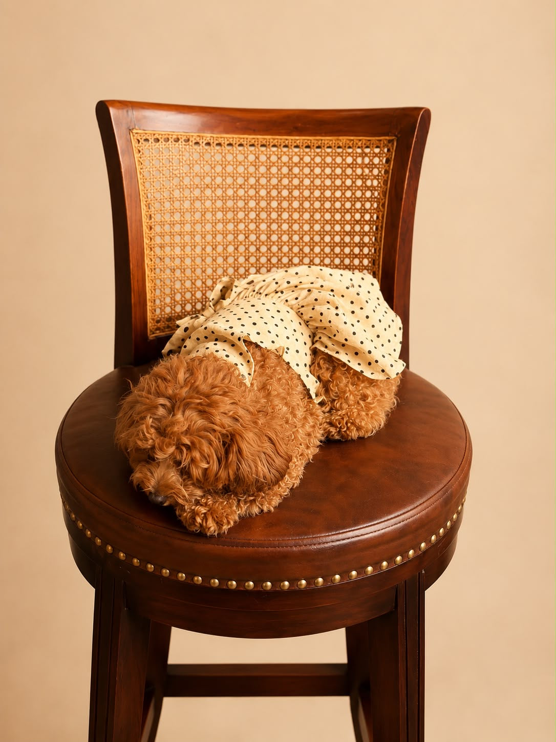 Pet Polka Dress with Bow