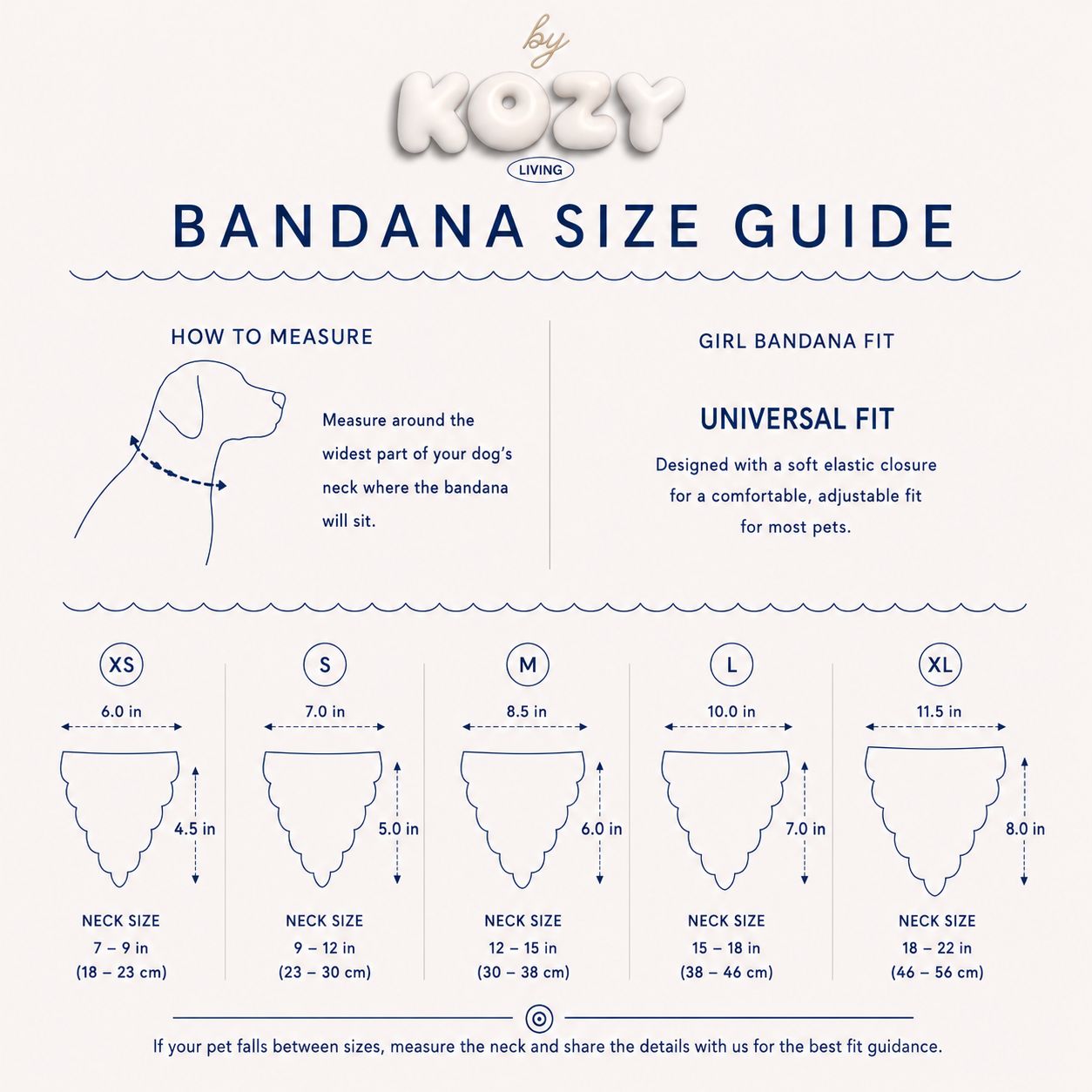 Scrunchie & Bandana set - cloud polka