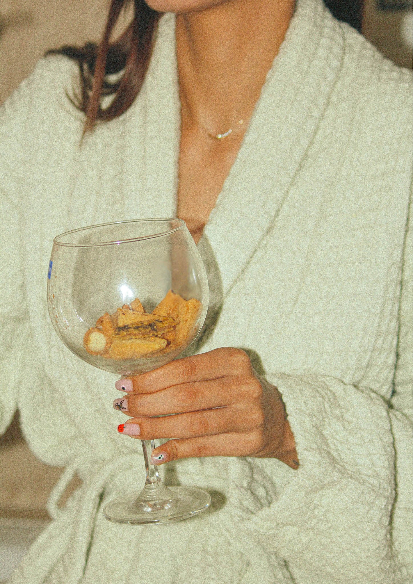 Matcha Green Waffle Robe