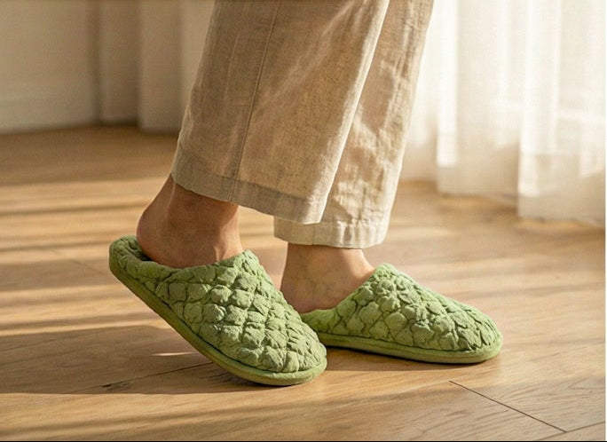 Green Tea Puffer Slipper
