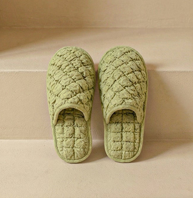 Green Tea Puffer Slipper