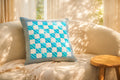 Sunray Patch Check Cushion