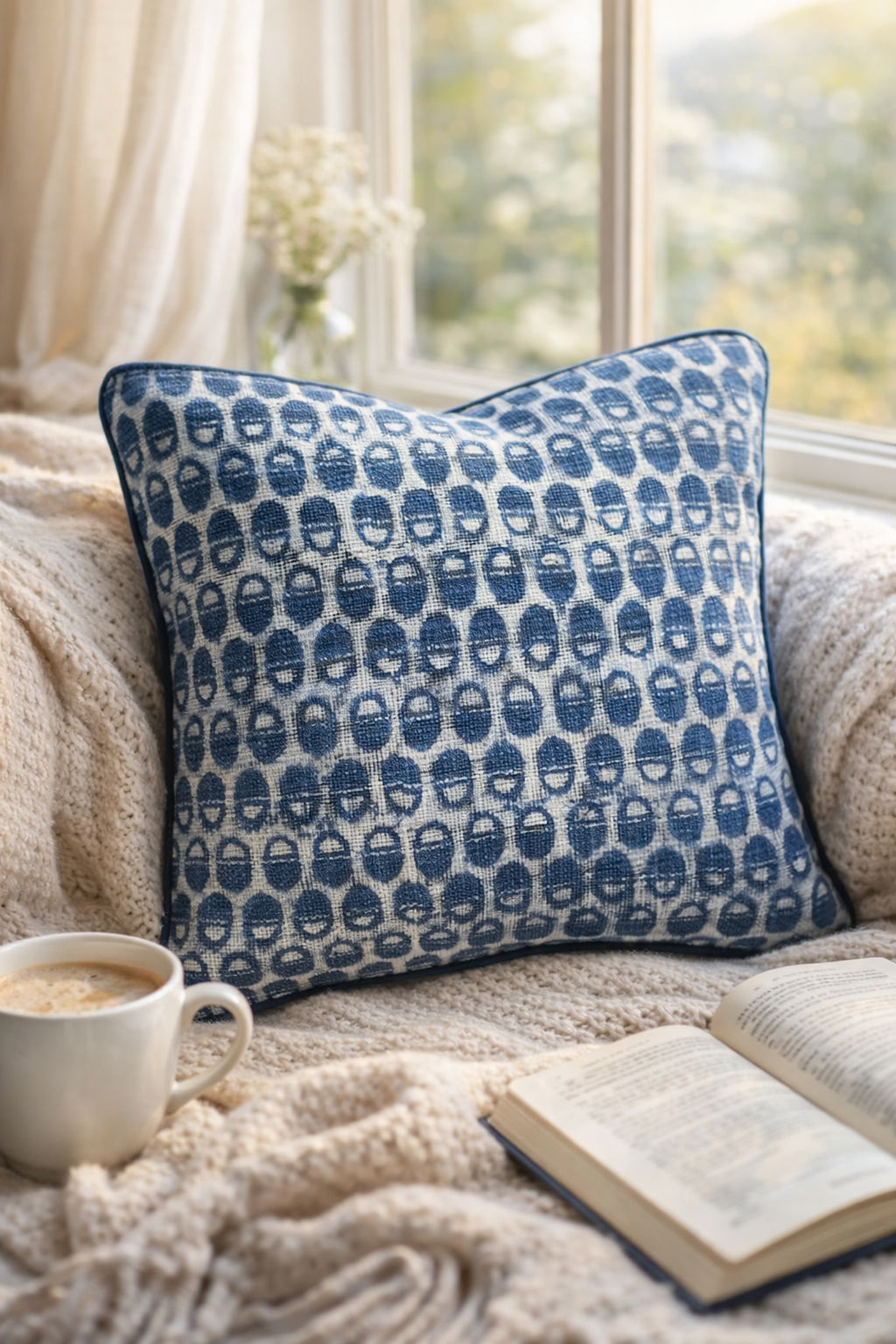 Dabu Speckled Cushion