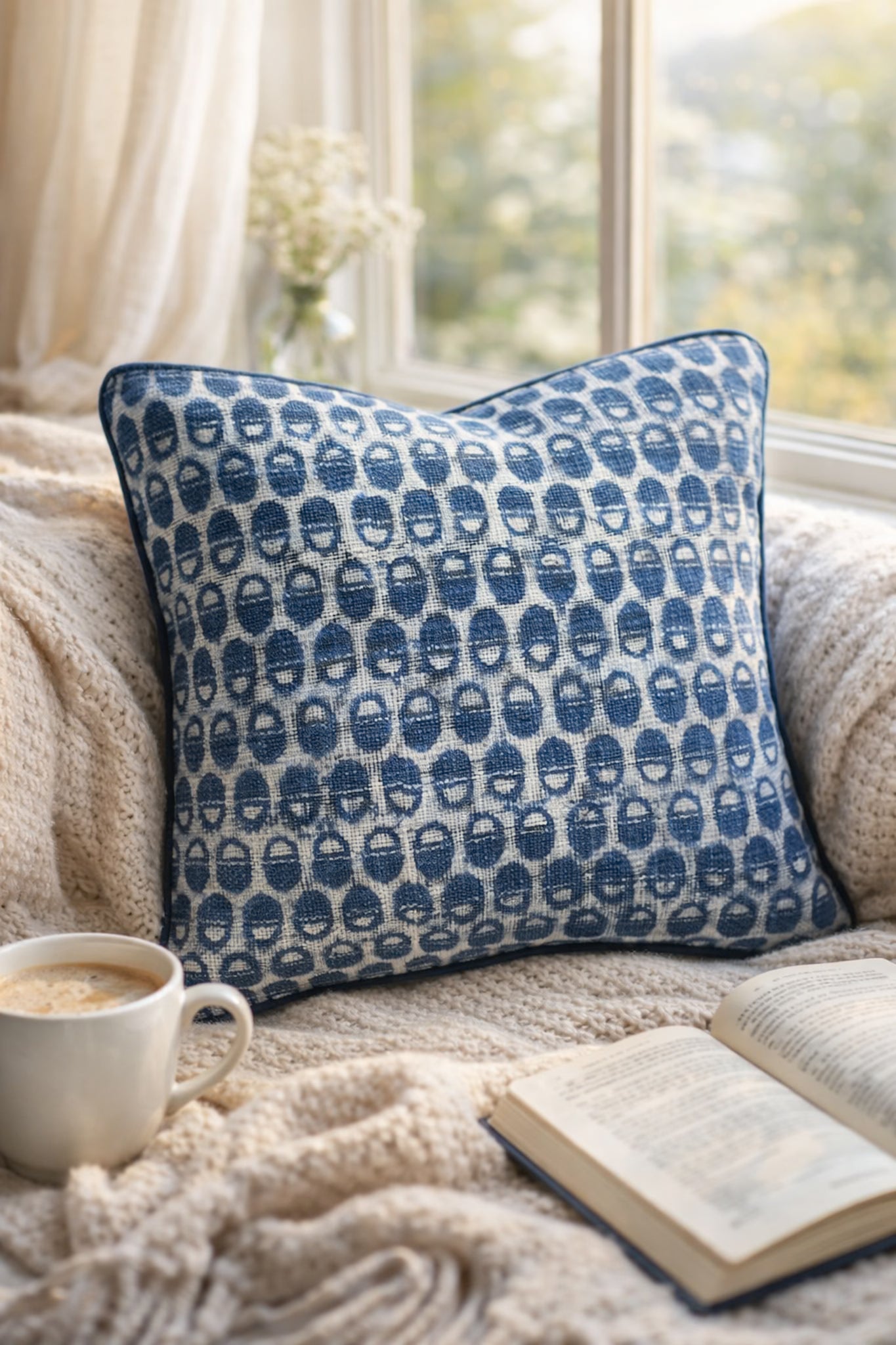 Dabu Speckled Cushion