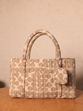 Flow Print Pet Carrier - Hazelnut