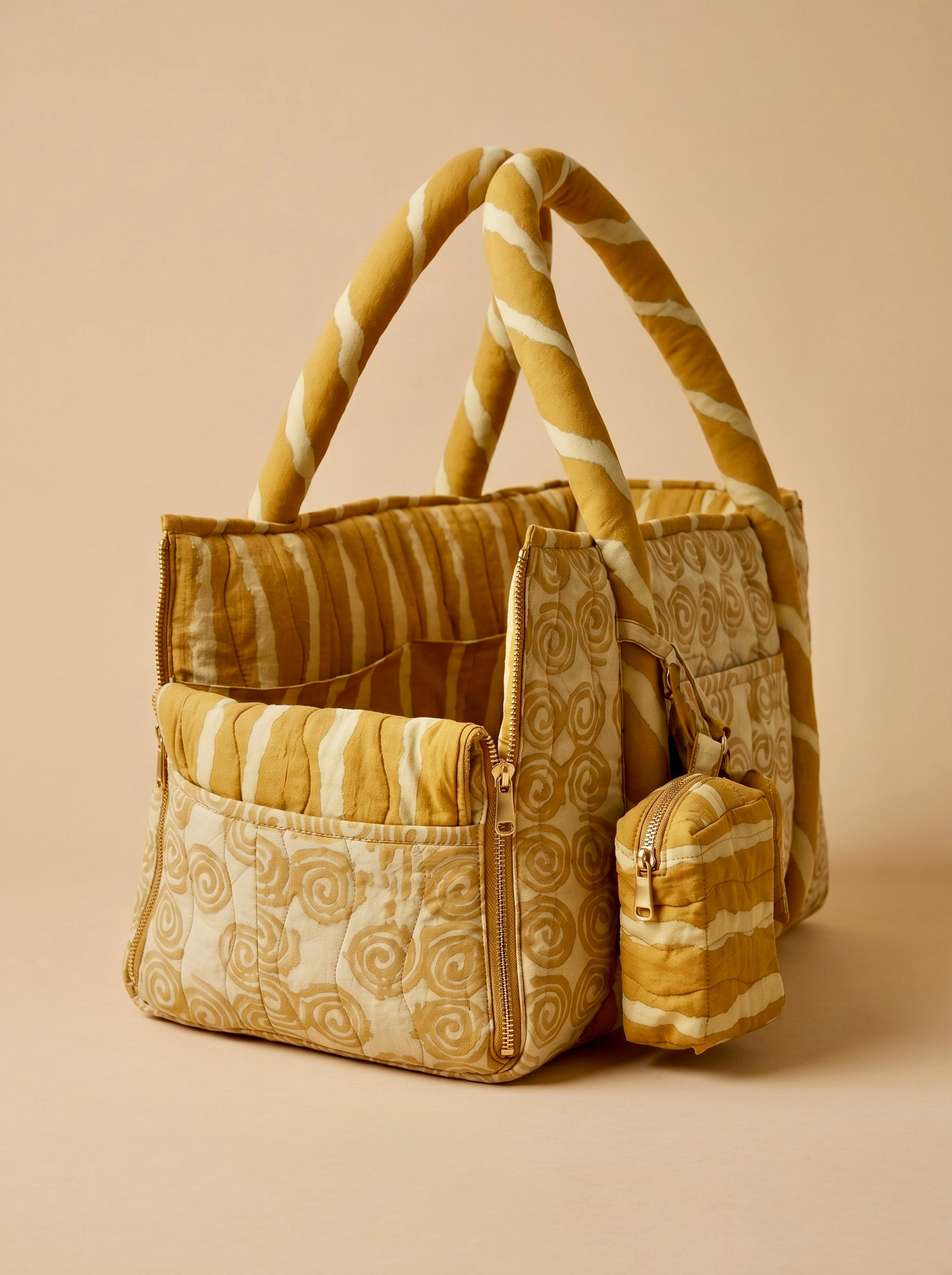 Flow Print Pet Carrier - Sunshine