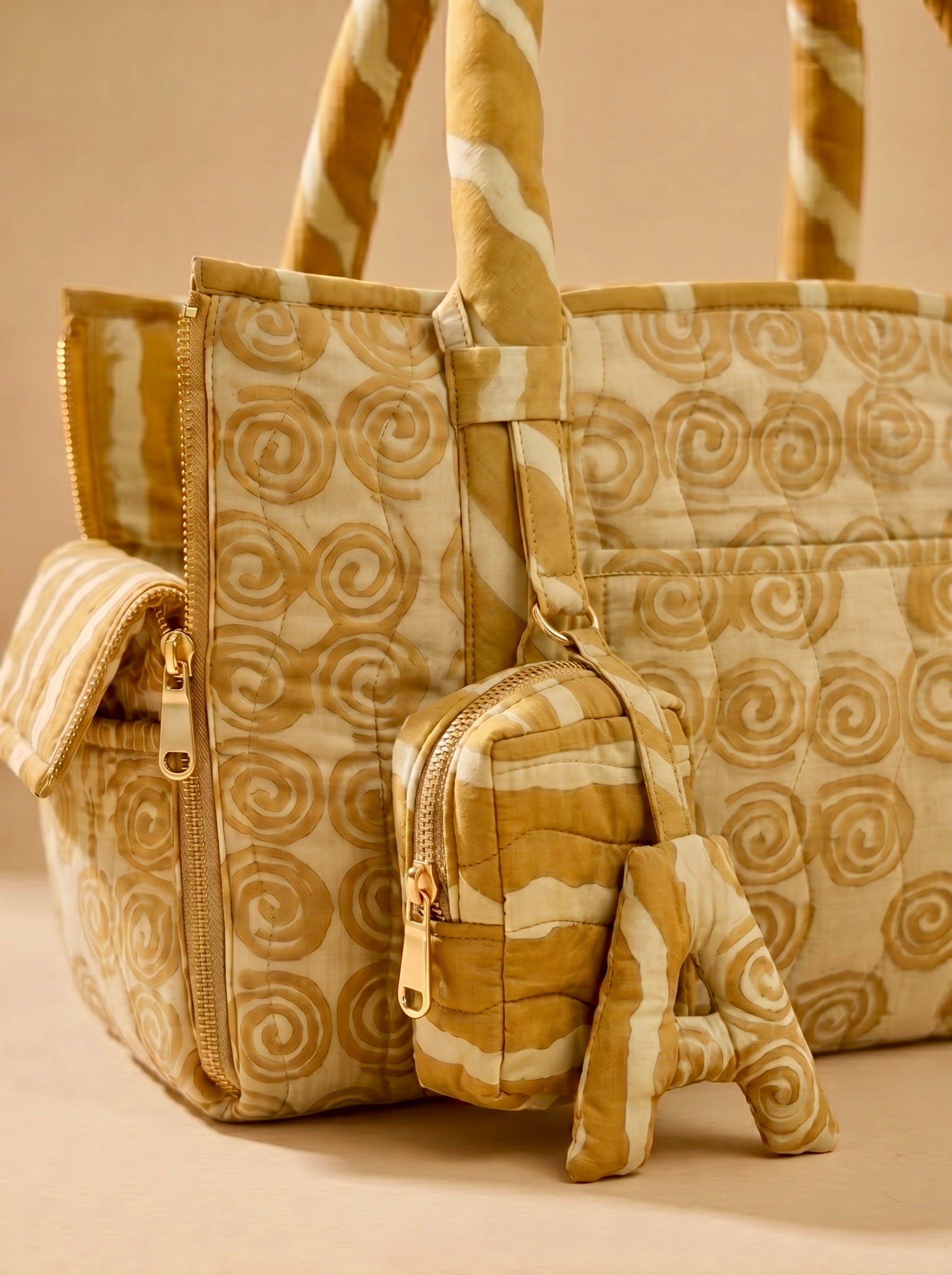 Flow Print Pet Carrier - Sunshine