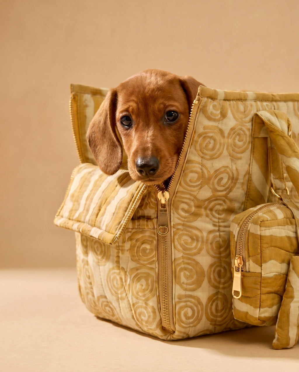 Flow Print Pet Carrier - Sunshine