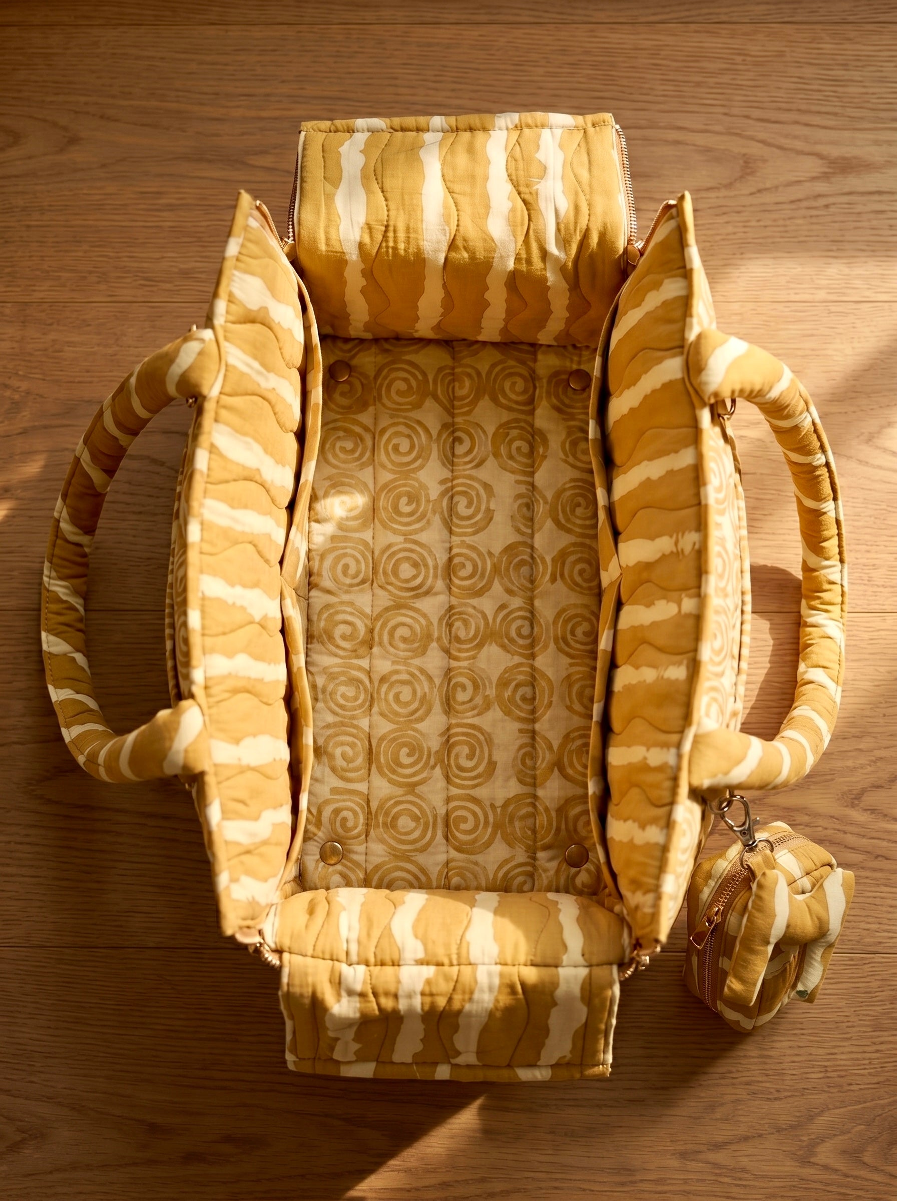 Flow Print Pet Carrier - Sunshine