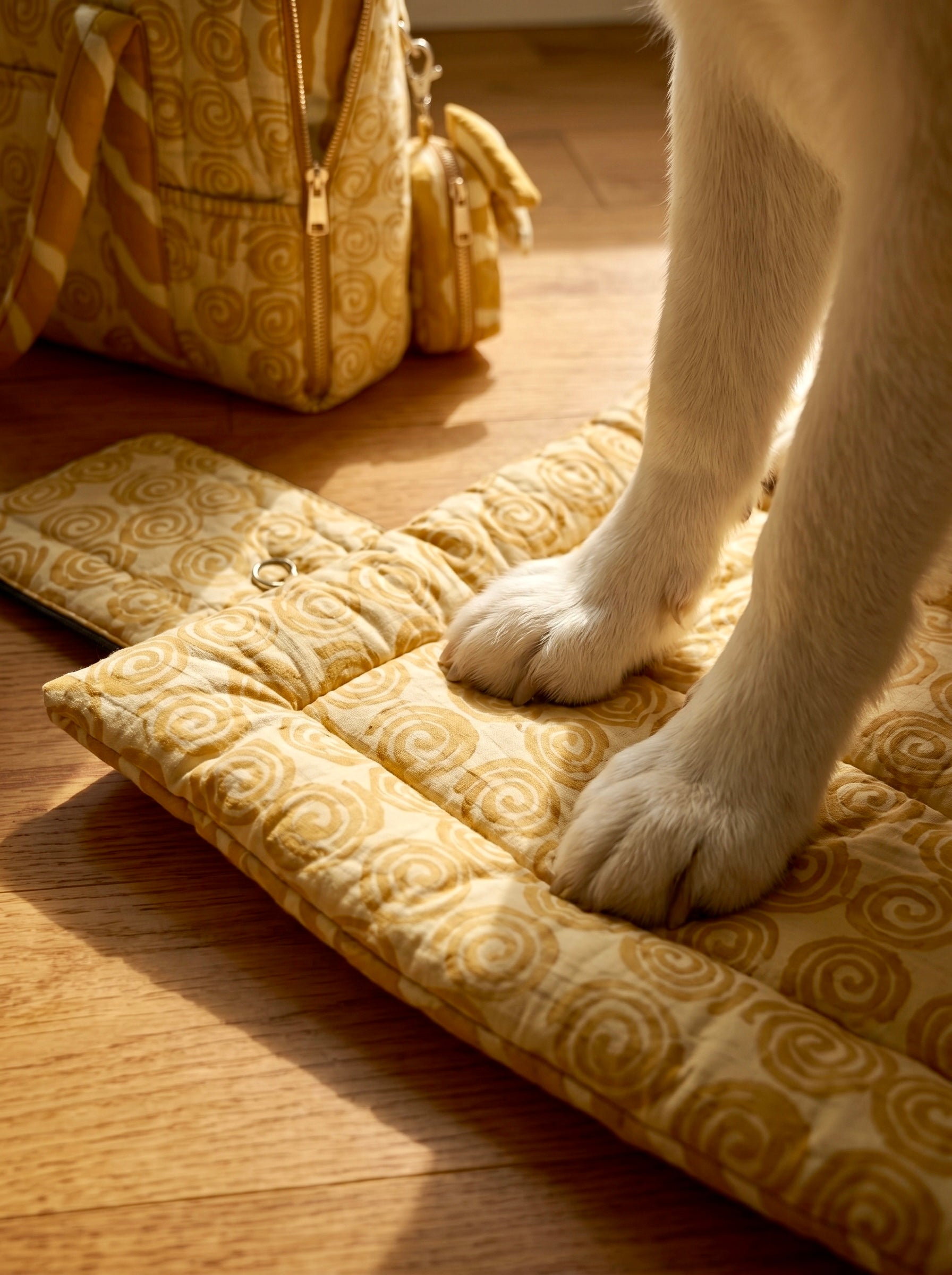 Flow Print Pet Carrier - Sunshine