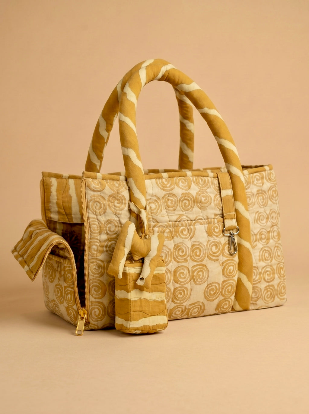 Flow Print Pet Carrier - Sunshine