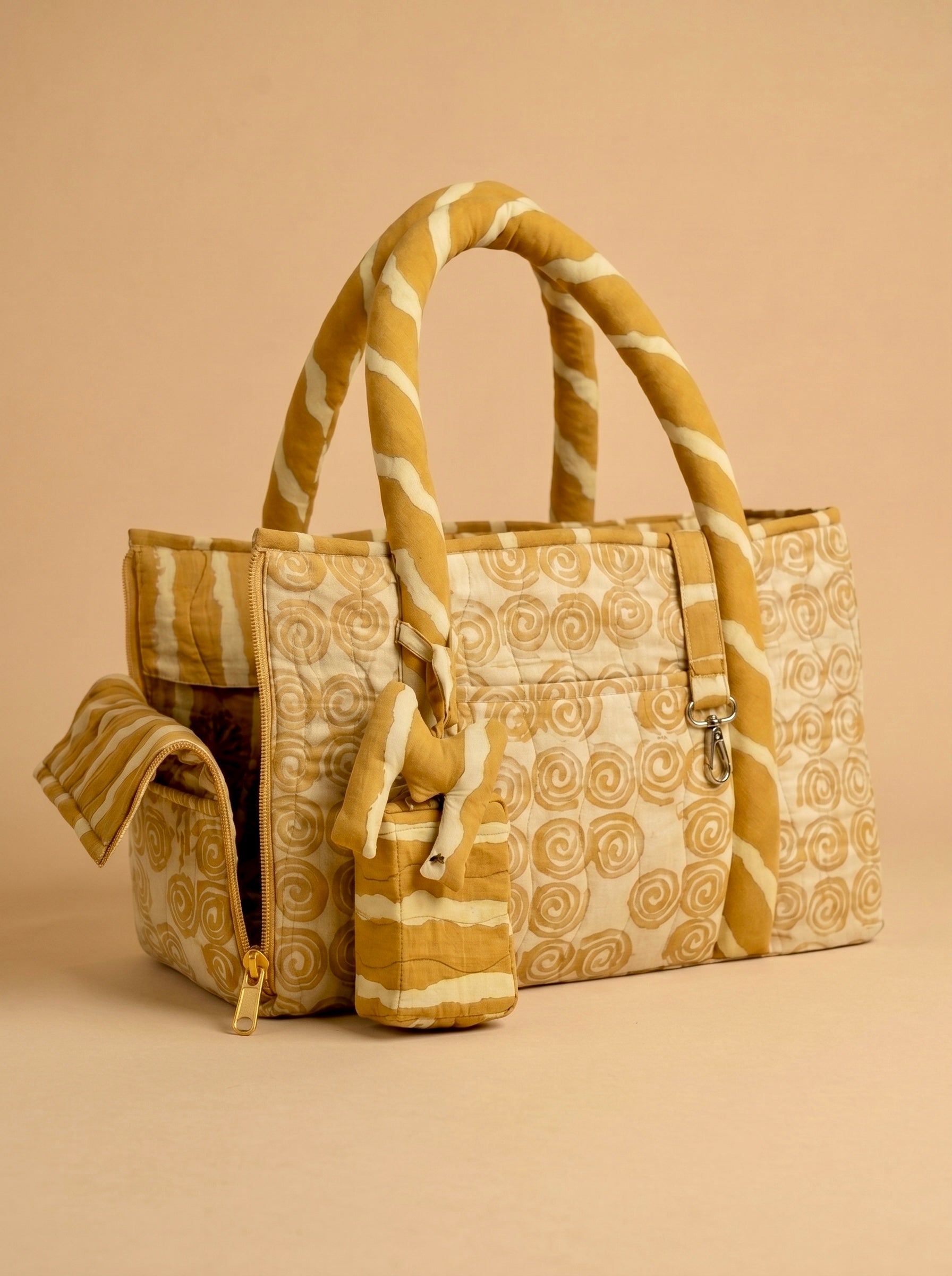 Flow Print Pet Carrier - Sunshine
