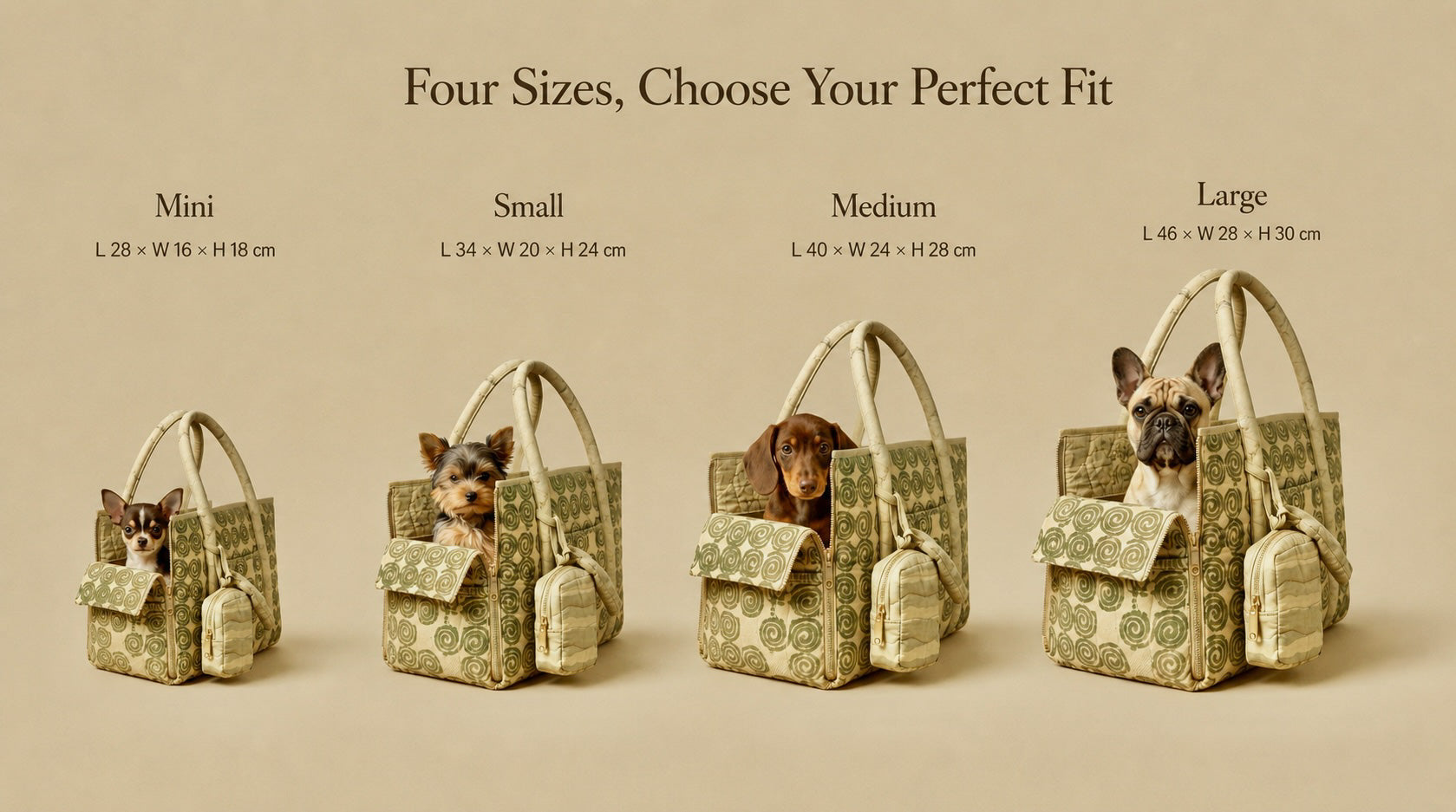 Flow Print Pet Carrier - Tulsi