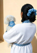 Scrunchie & Bandana set - cloud polka