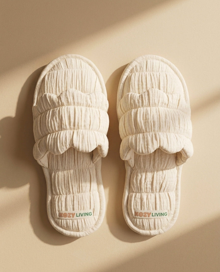 Cotton Crema Kloud Slippers - Milk Froth