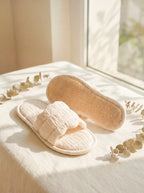 Cotton Crema Kloud Slippers - Milk Froth