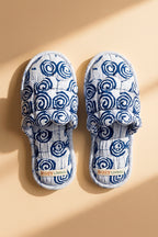 Kloud Komfort Slipper - Indigo Flow Print