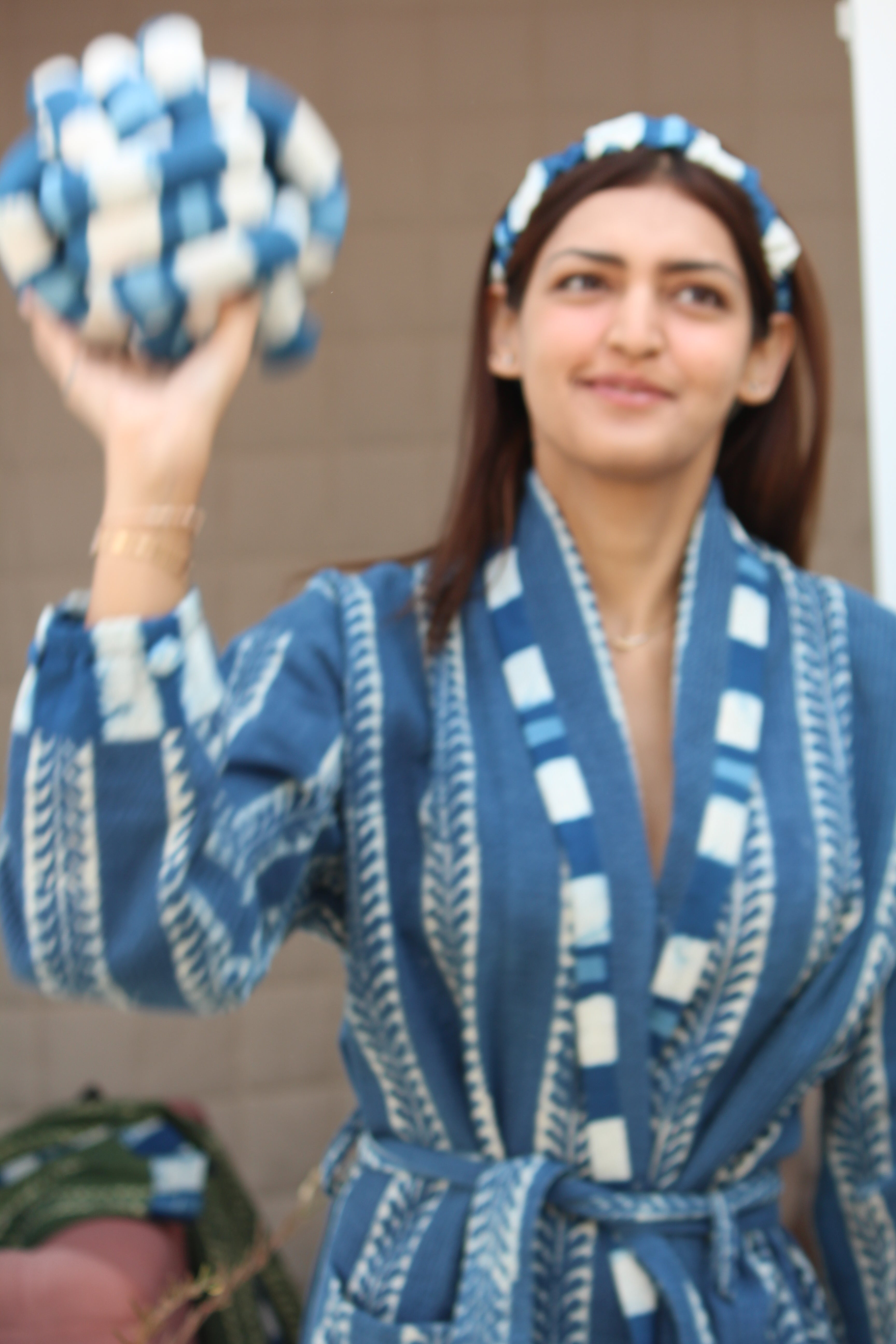 Indigo Puffer Twist