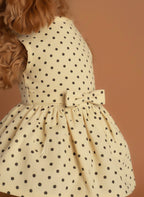 Polka Snug Dress with belt