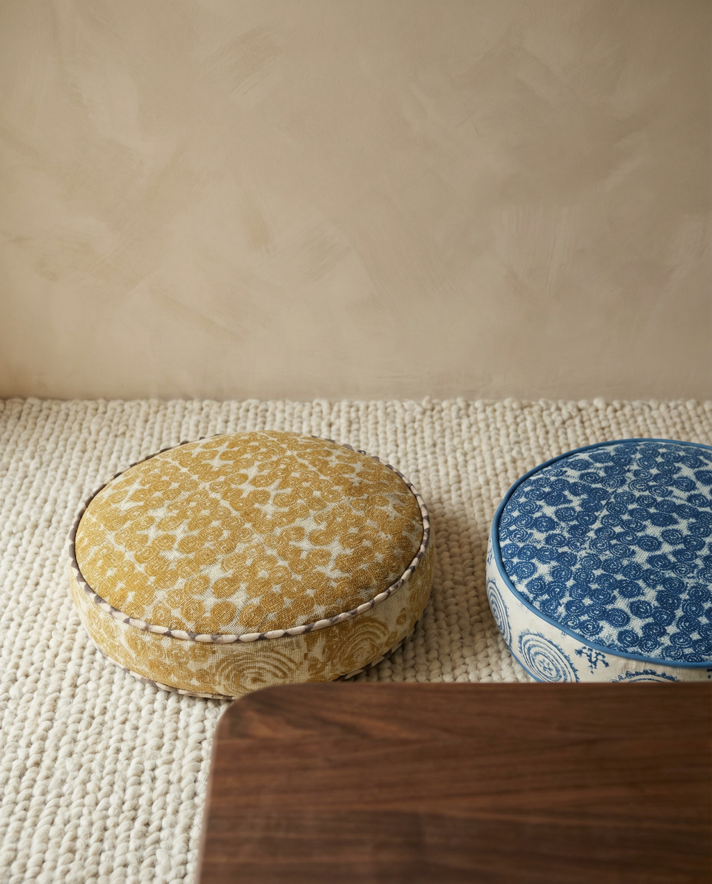 Go with the Flow Print Floor Cushion