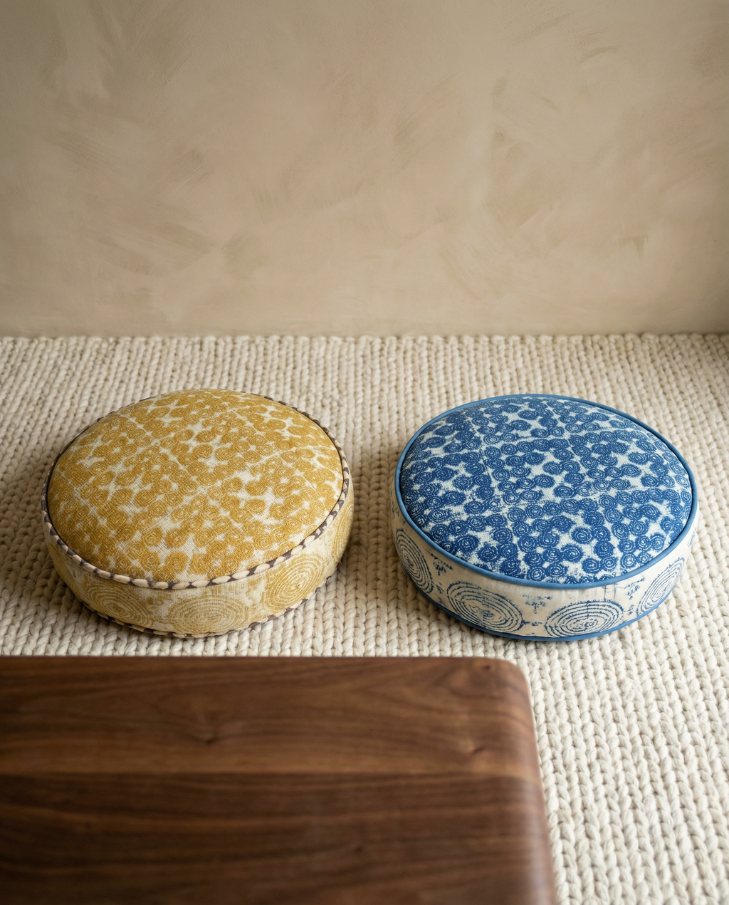 Go with the Flow Print Floor Cushion