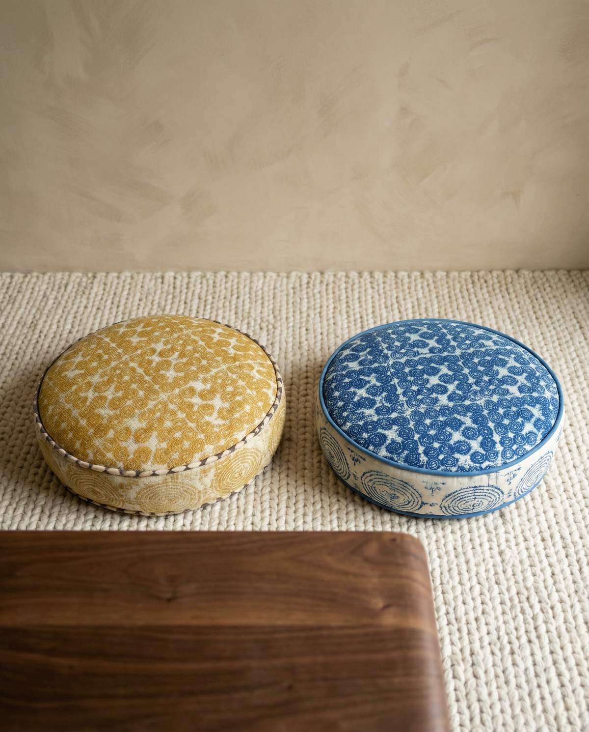 Go with the Flow Print Floor Cushion