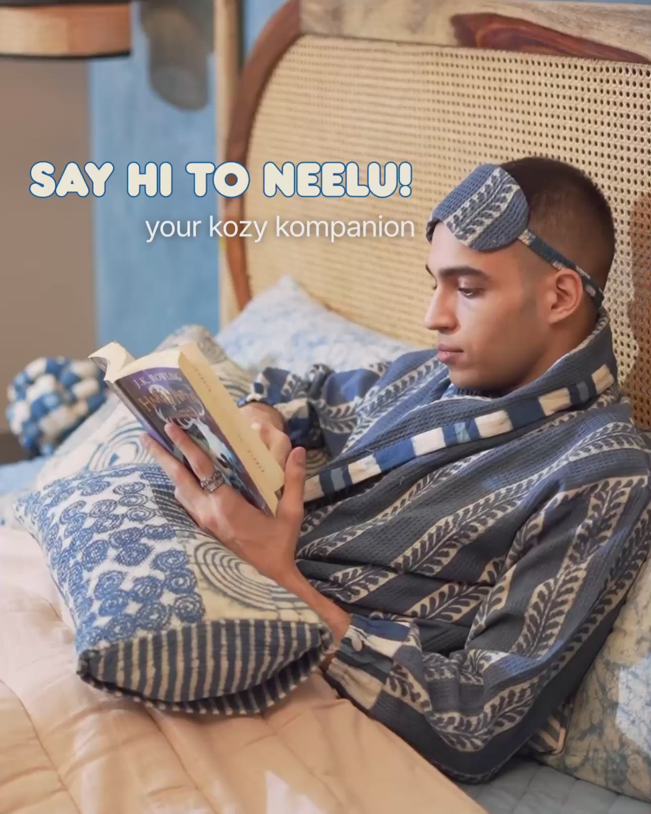 Neelu Indigo Ritual Robe